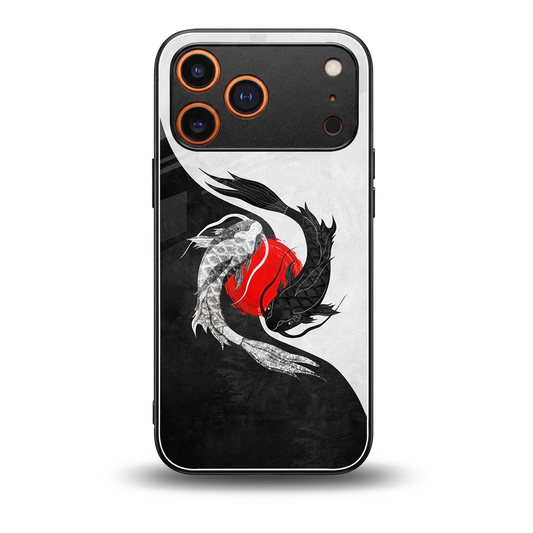 Balanced Swim back phone cover | glass case for iphone 17 pro max