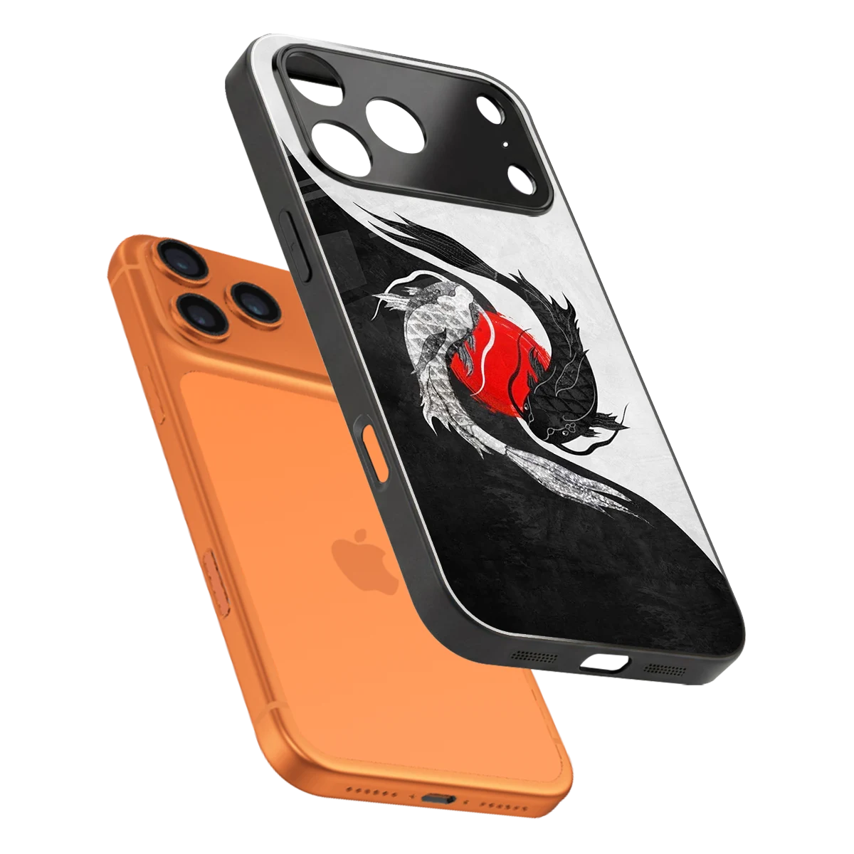 Balanced Swim sleek iphone 17 pro cover with tempered glass back and TPU edges