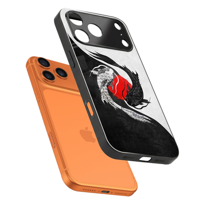 Balanced Swim sleek iphone 17 pro cover with tempered glass back and TPU edges