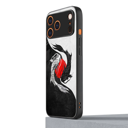 Balanced Swim iphone 17 pro mobile cover | shockproof glass phone case
