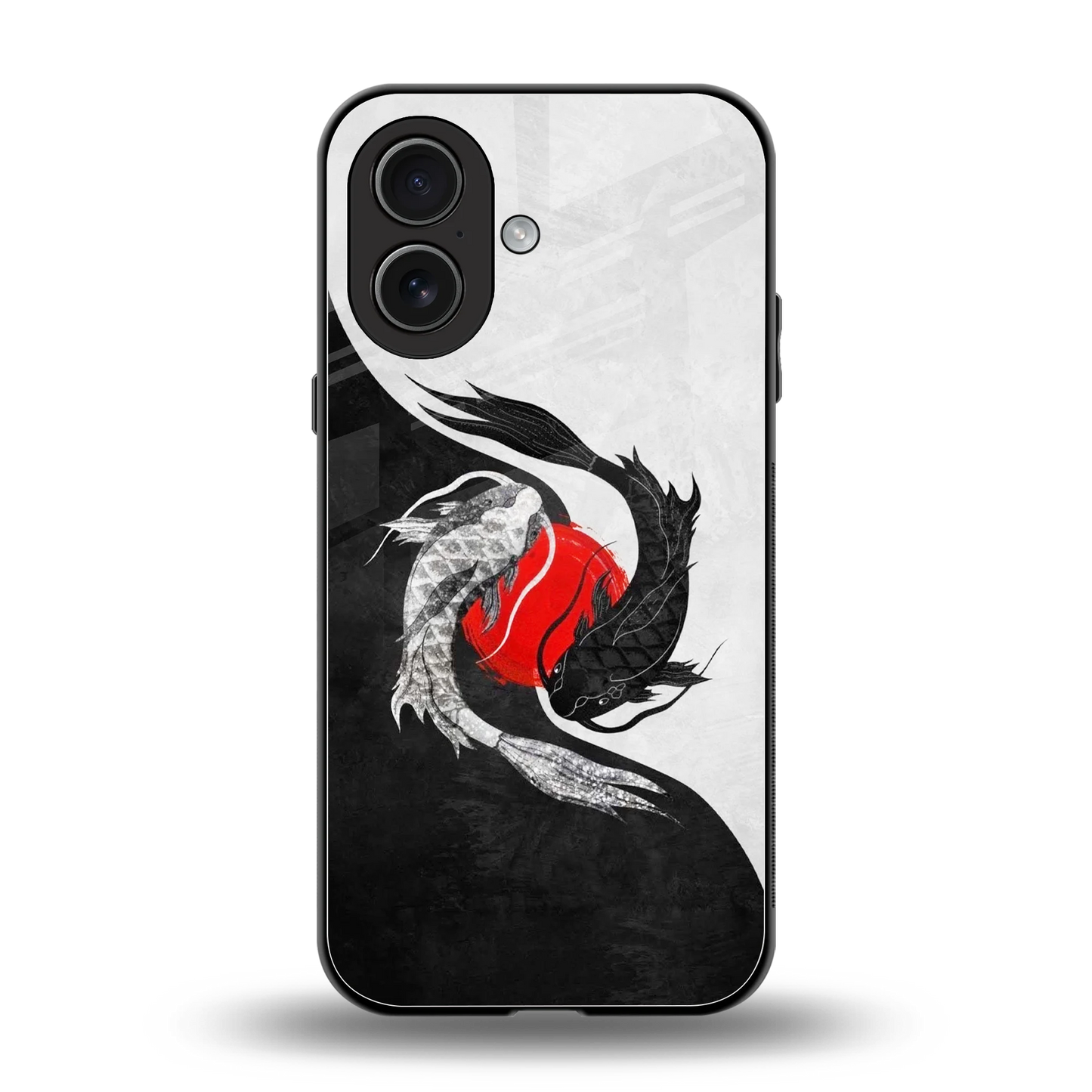 Balanced Swim back phone cover | glass case for iphone 17