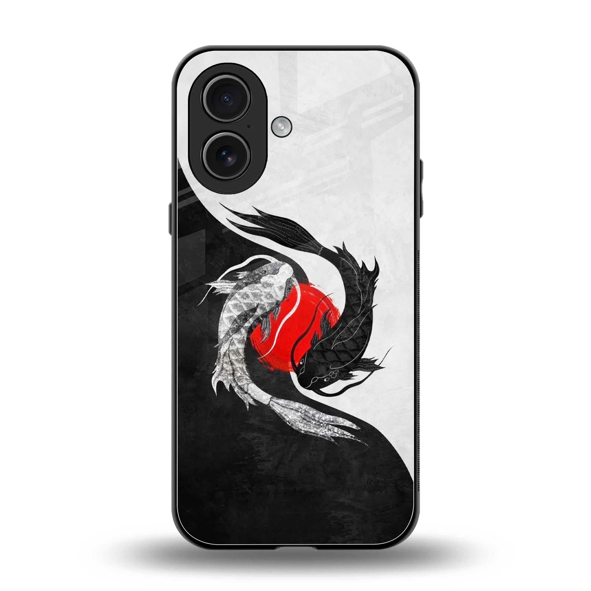 Balanced Swim back phone cover | glass case for iphone 17