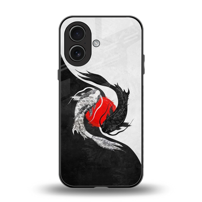 Balanced Swim back phone cover | glass case for iphone 17