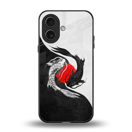 Balanced Swim back phone cover | glass case for iphone 17