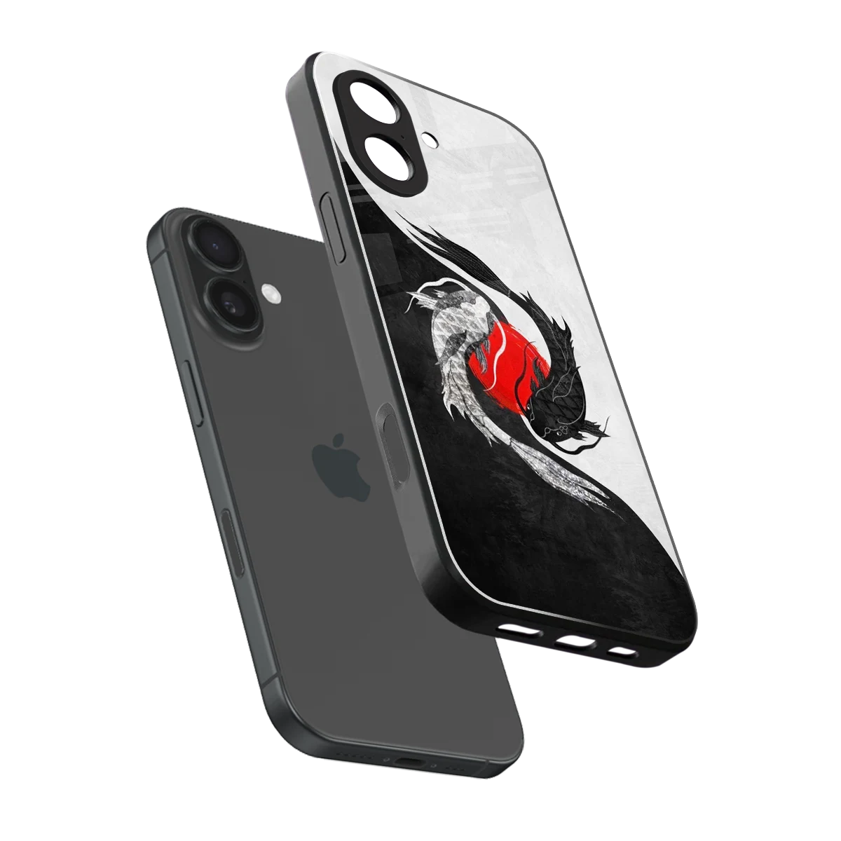 Balanced Swim sleek iphone 17 cover with tempered glass back and TPU edges