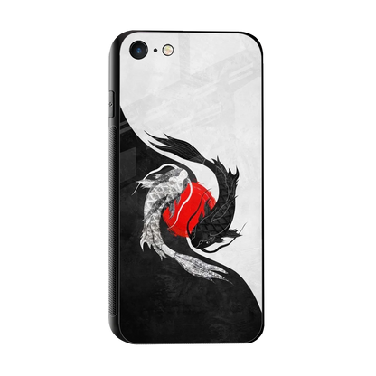 Balanced Swim sleek iphone 7 cover with tempered glass back and TPU edges