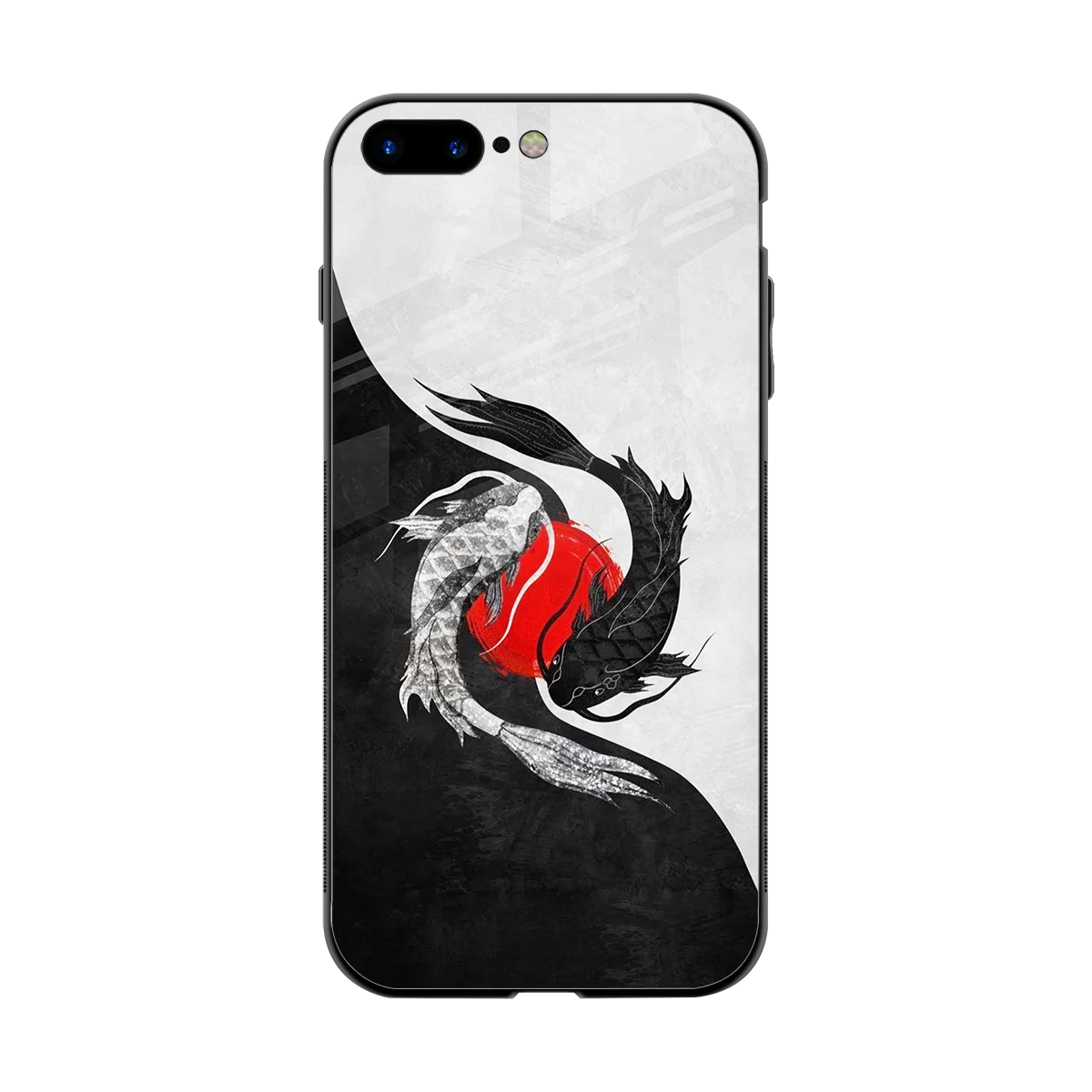 Balanced Swim back phone cover | glass case for iphone 8 plus