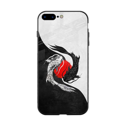 Balanced Swim back phone cover | glass case for iphone 8 plus