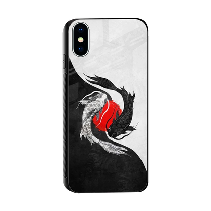 Balanced Swim sleek iphone x cover with tempered glass back and TPU edges