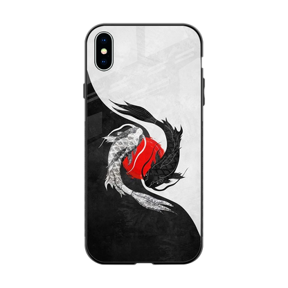 Balanced Swim back phone cover | glass case for iphone xs max