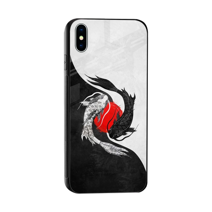 Balanced Swim sleek iphone xs max cover with tempered glass back and TPU edges