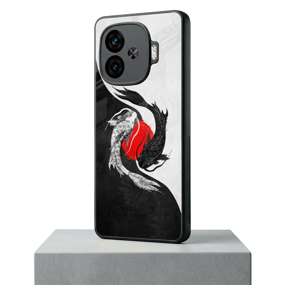 Balanced Swim iqoo neo 10r 5g mobile cover | shockproof glass phone case