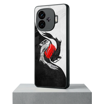 Balanced Swim iqoo neo 10r 5g mobile cover | shockproof glass phone case