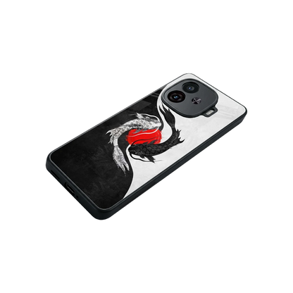 Balanced Swim stylish phone case for iqoo neo 10r 5g | glossy glass and slim fit