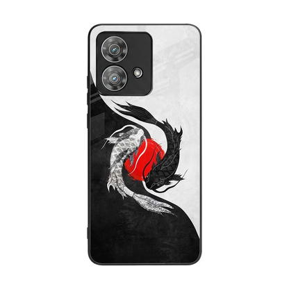 Balanced Swim back phone cover | glass case for motorola edge 40 neo 5g