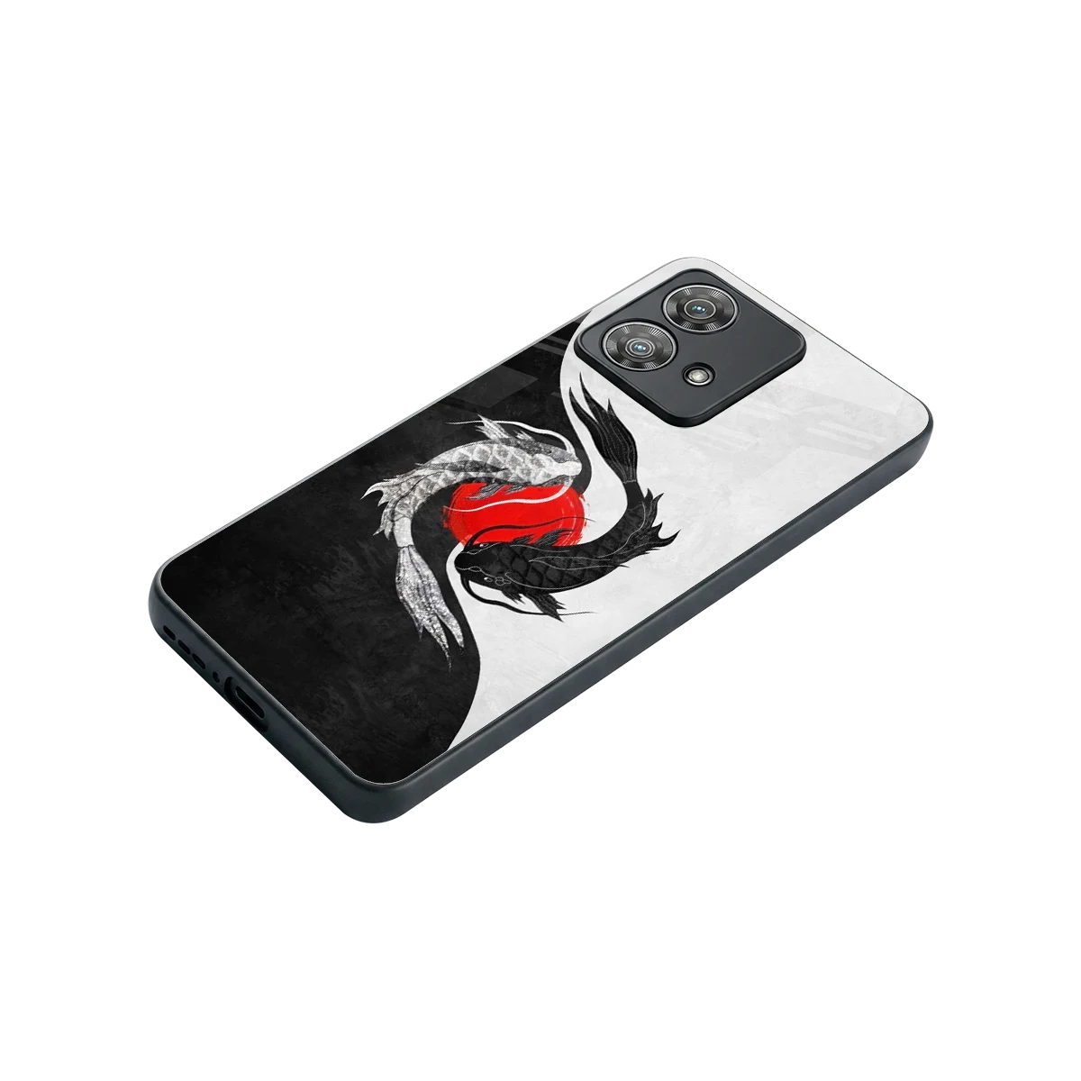 Balanced Swim stylish phone case for motorola edge 40 neo 5g | glossy glass and slim fit