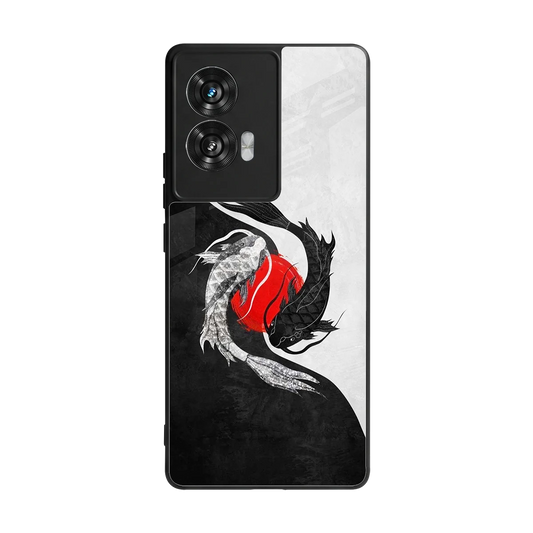 Balanced Swim back phone cover | glass case for motorola edge 50 fusion