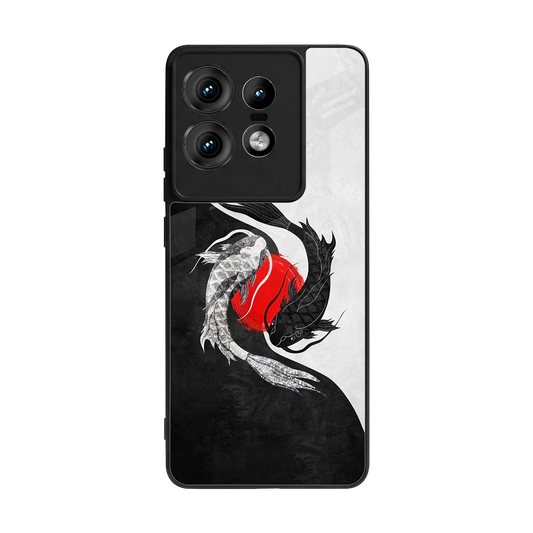 Balanced Swim back phone cover | glass case for motorola edge 50 pro