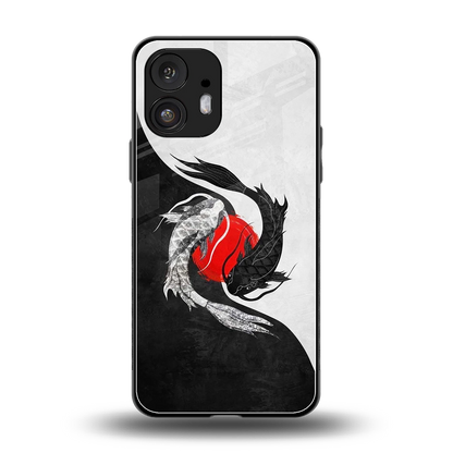 Balanced Swim back phone cover | glass case for nothing phone 2