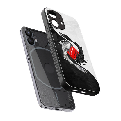 Balanced Swim sleek nothing phone 2 cover with tempered glass back and TPU edges
