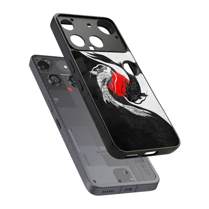 Balanced Swim sleek nothing phone 3 cover with tempered glass back and TPU edges