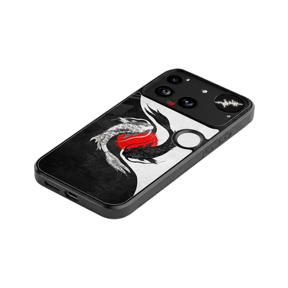 Balanced Swim stylish phone case for nothing phone 3 | glossy glass and slim fit