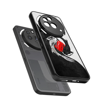 Balanced Swim sleek nothing phone 3a pro cover with tempered glass back and TPU edges