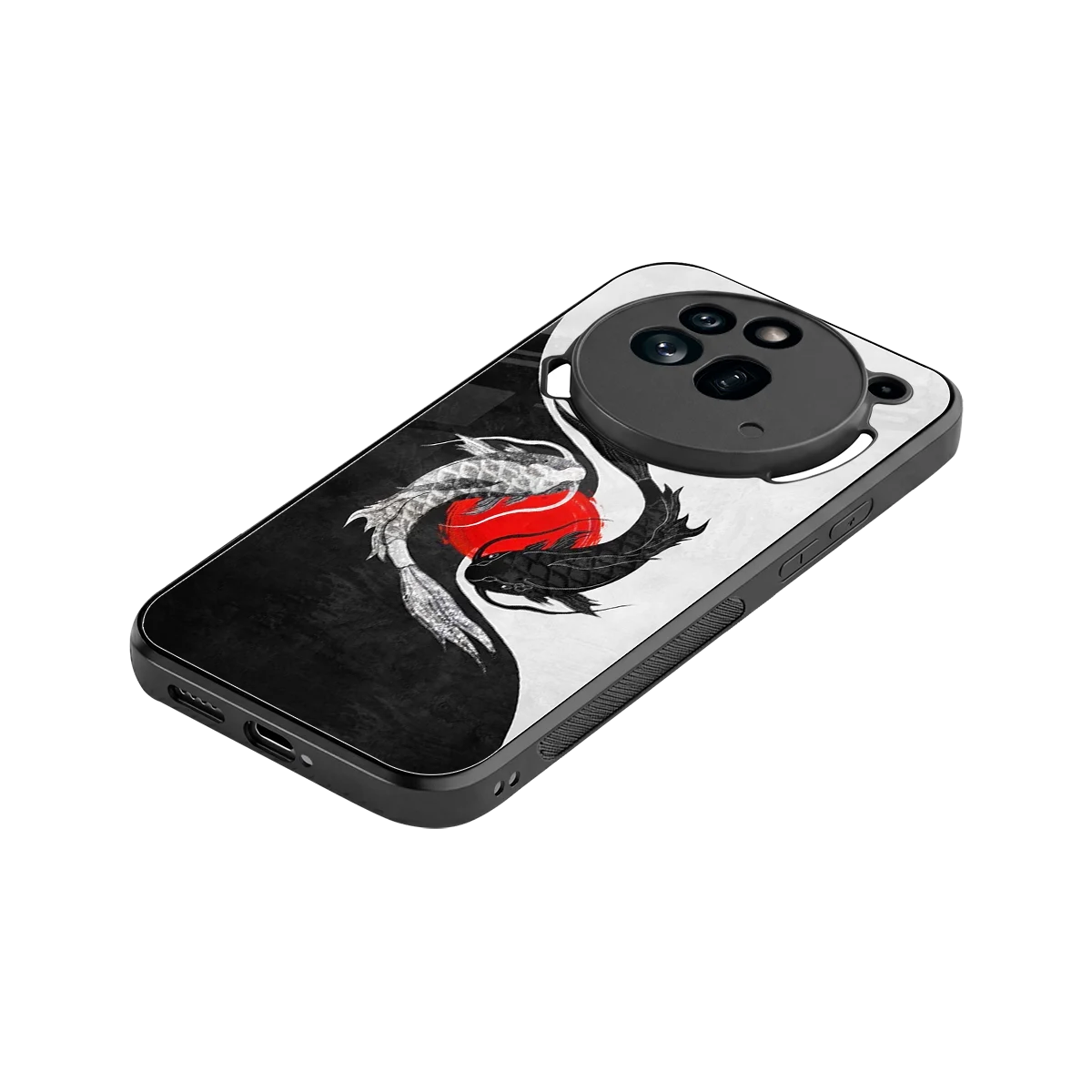 Balanced Swim stylish phone case for nothing phone 3a pro | glossy glass and slim fit