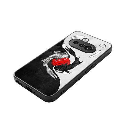 Balanced Swim stylish phone case for nothing phone 3a | glossy glass and slim fit