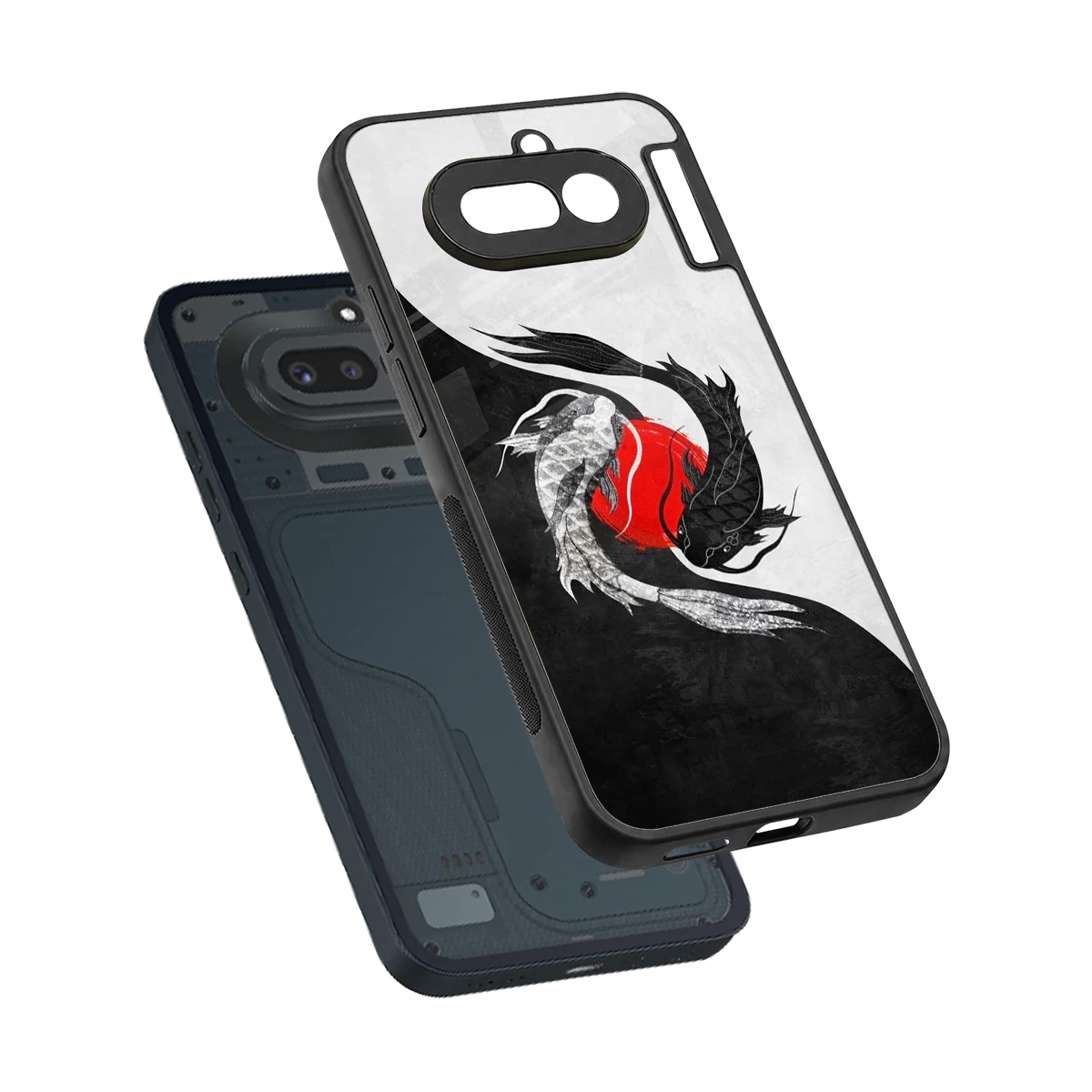 Balanced Swim sleek nothing phone 4a cover with tempered glass back and TPU edges