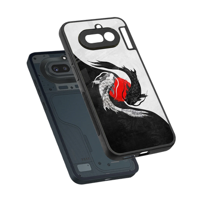 Balanced Swim sleek nothing phone 4a cover with tempered glass back and TPU edges
