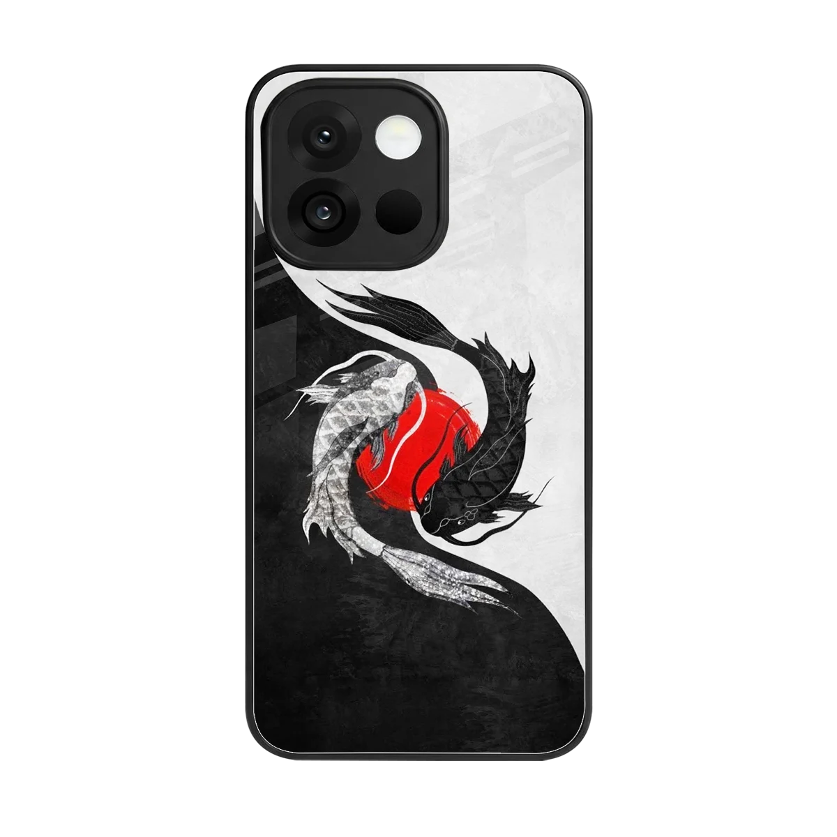 Balanced Swim back phone cover | glass case for oneplus 13s