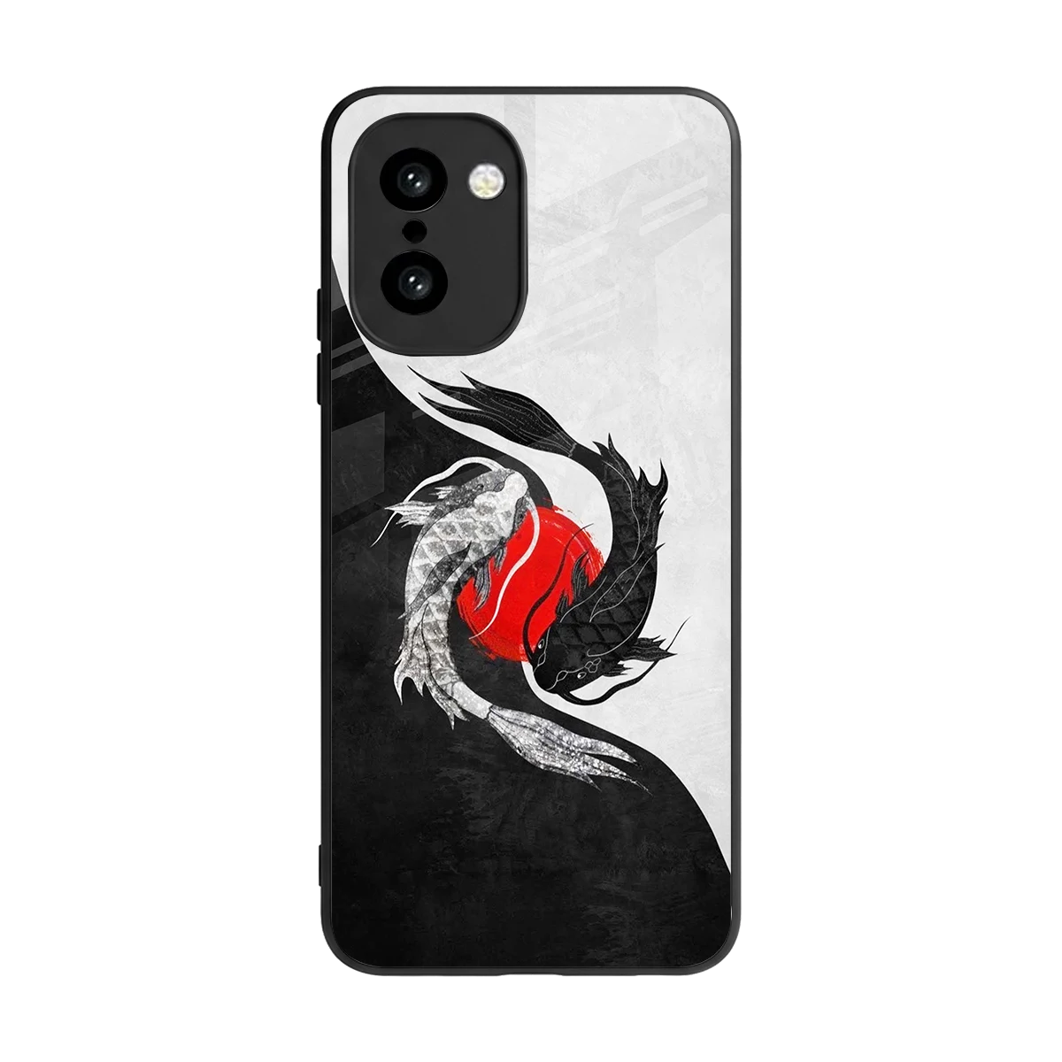 Balanced Swim back phone cover | glass case for oneplus 15r