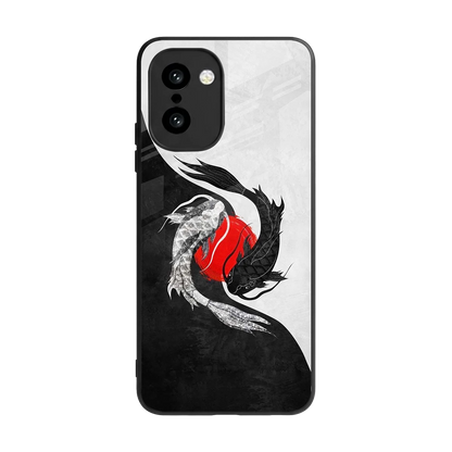 Balanced Swim back phone cover | glass case for oneplus 15r
