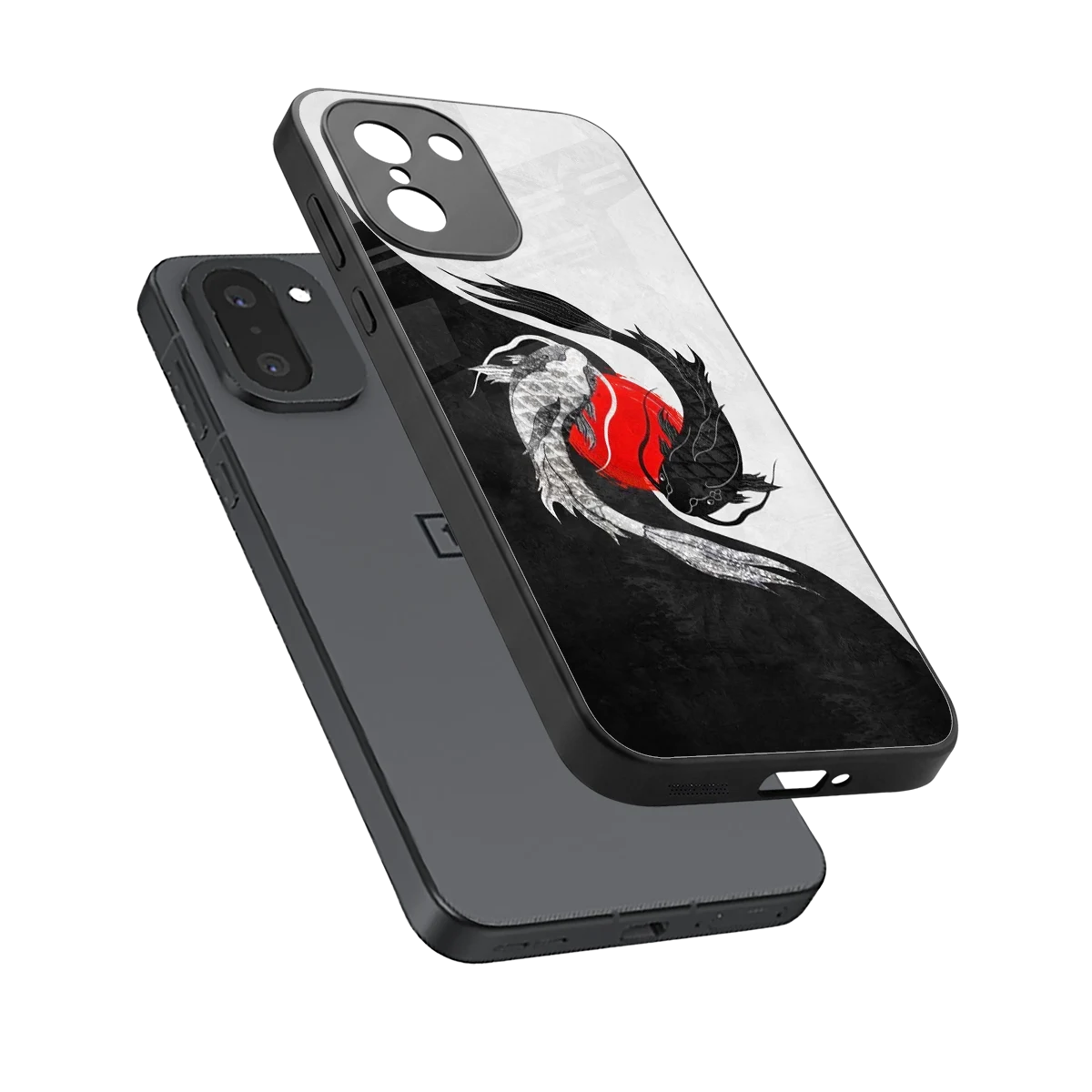 Balanced Swim sleek oneplus 15r cover with tempered glass back and TPU edges