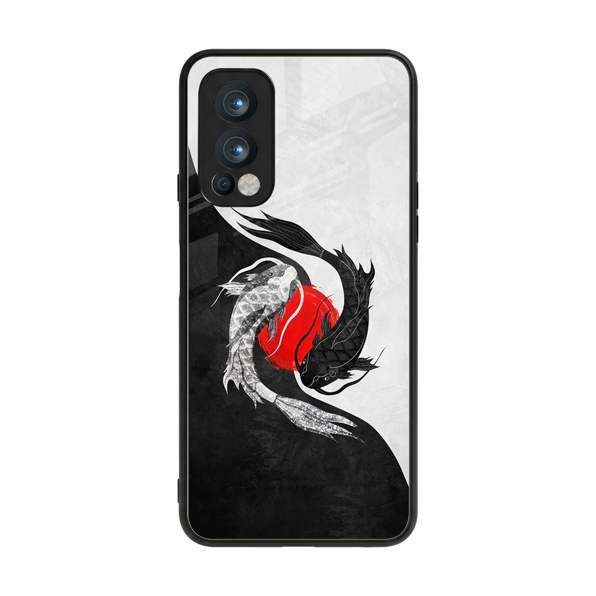 Balanced Swim back phone cover | glass case for oneplus nord 2