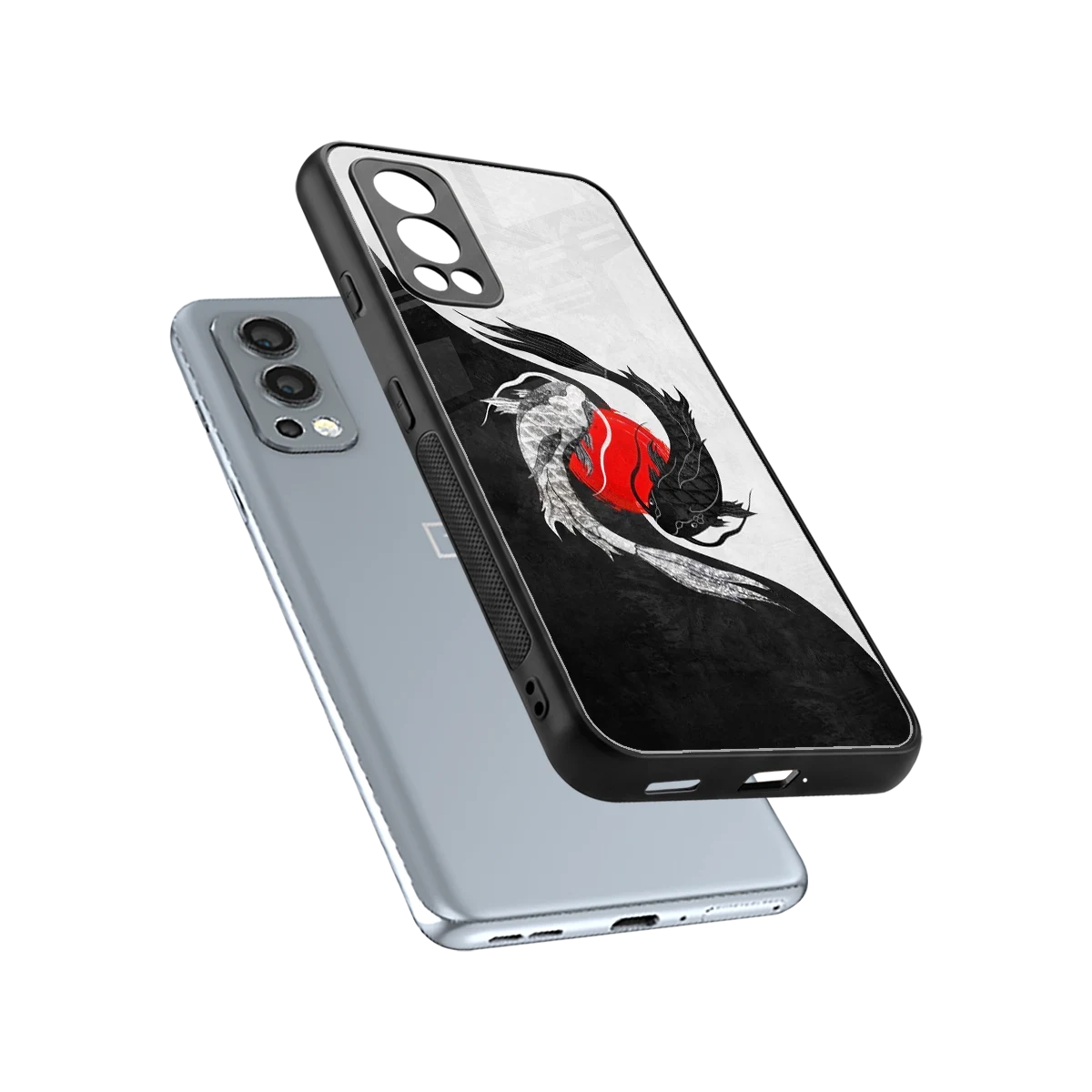 Balanced Swim sleek oneplus nord 2 cover with tempered glass back and TPU edges