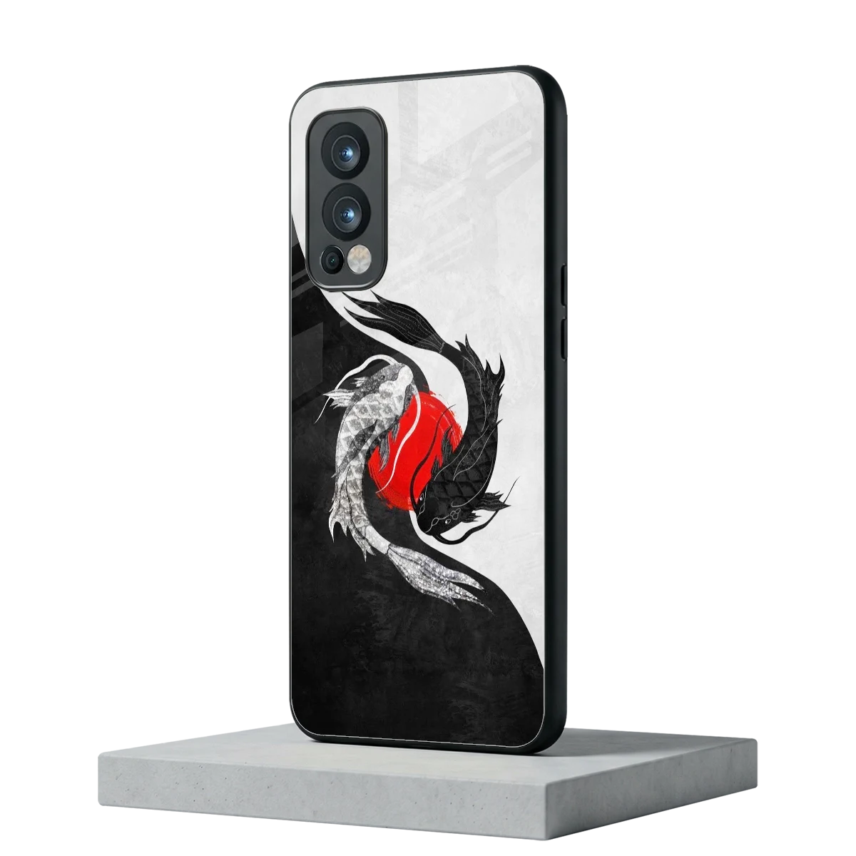 Balanced Swim oneplus nord 2 mobile cover | shockproof glass phone case