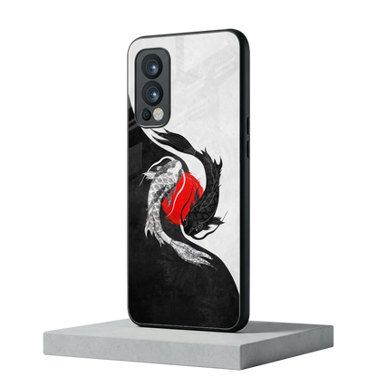 Balanced Swim oneplus nord 2 mobile cover | shockproof glass phone case