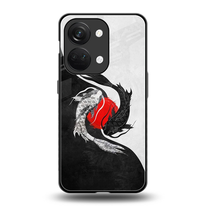 Balanced Swim back phone cover | glass case for oneplus nord 3