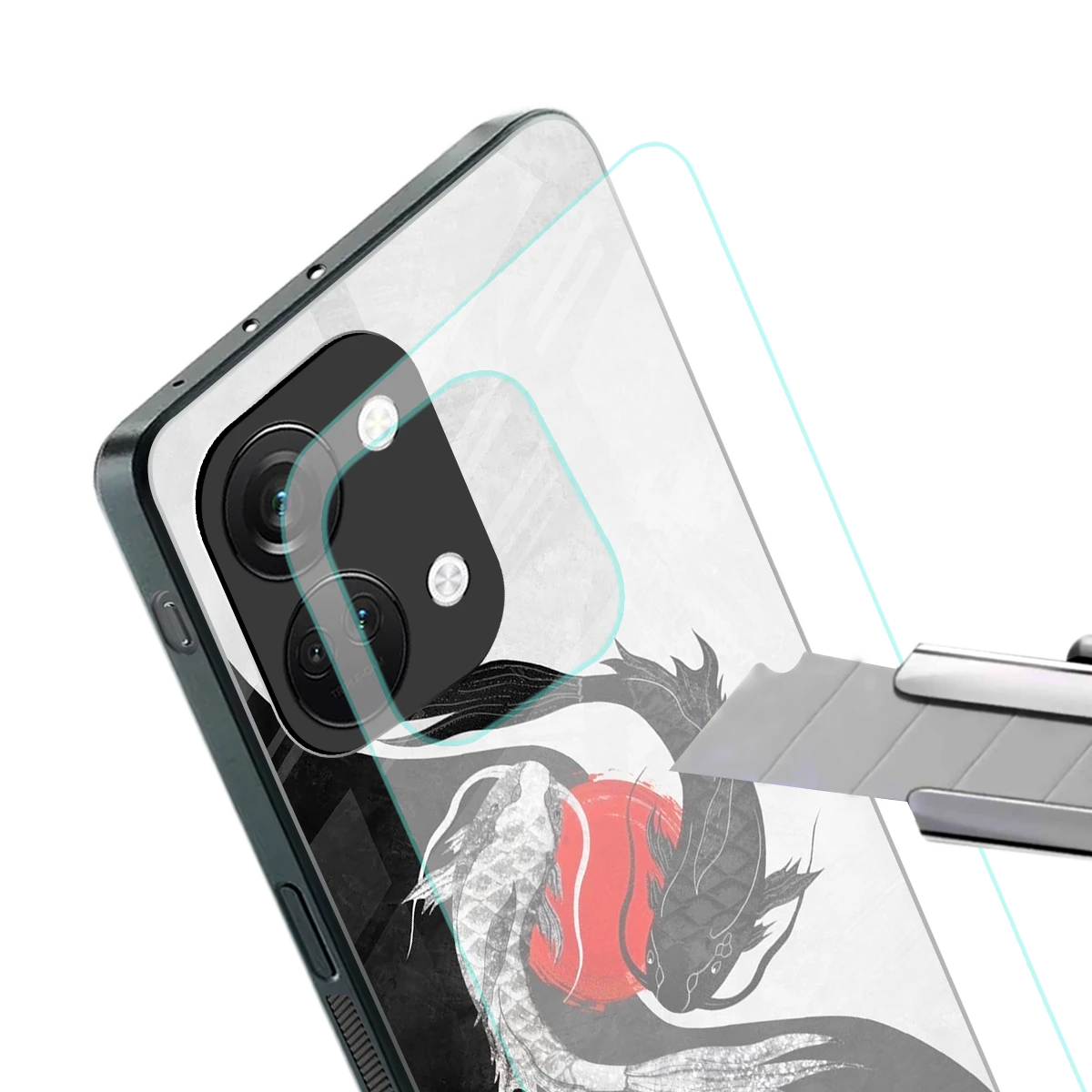 Balanced Swim stylish phone case for oneplus nord 3 | glossy glass and slim fit