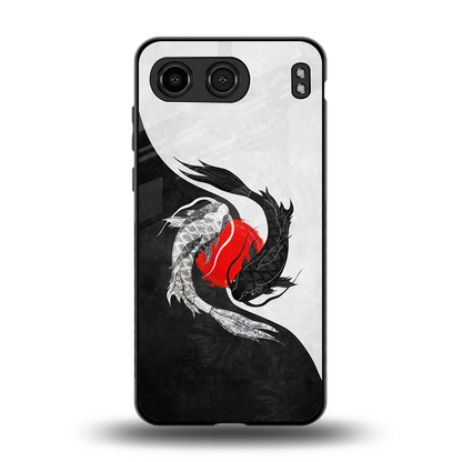 Balanced Swim back phone cover | glass case for oneplus nord 4