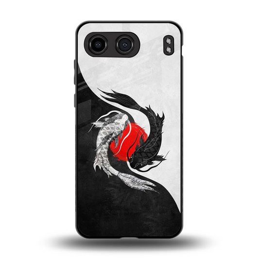 Balanced Swim back phone cover | glass case for oneplus nord 4