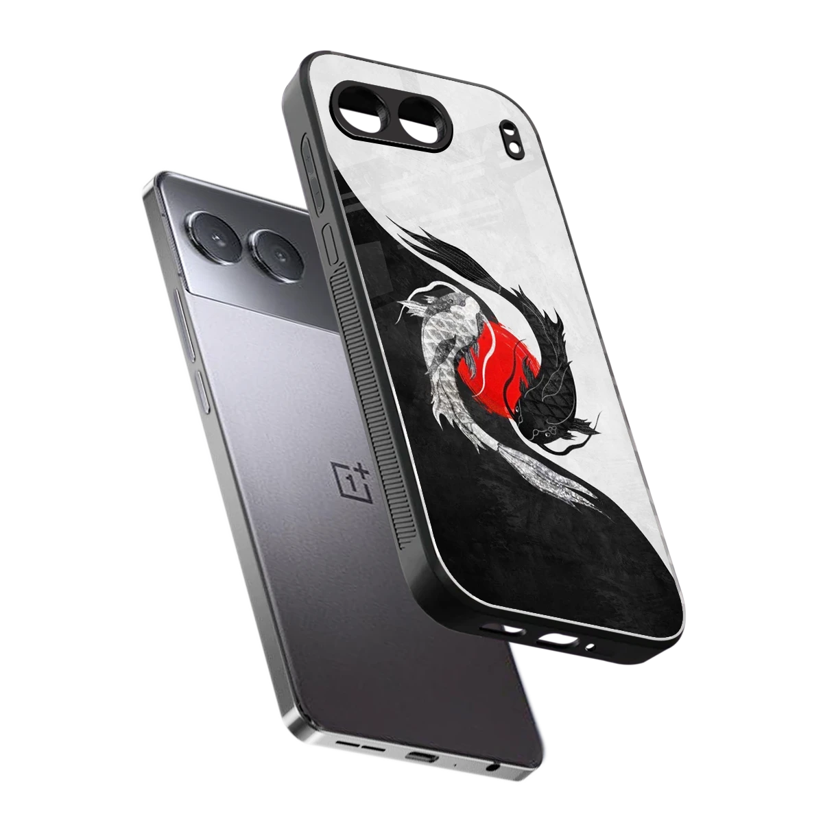 Balanced Swim sleek oneplus nord 4 cover with tempered glass back and TPU edges