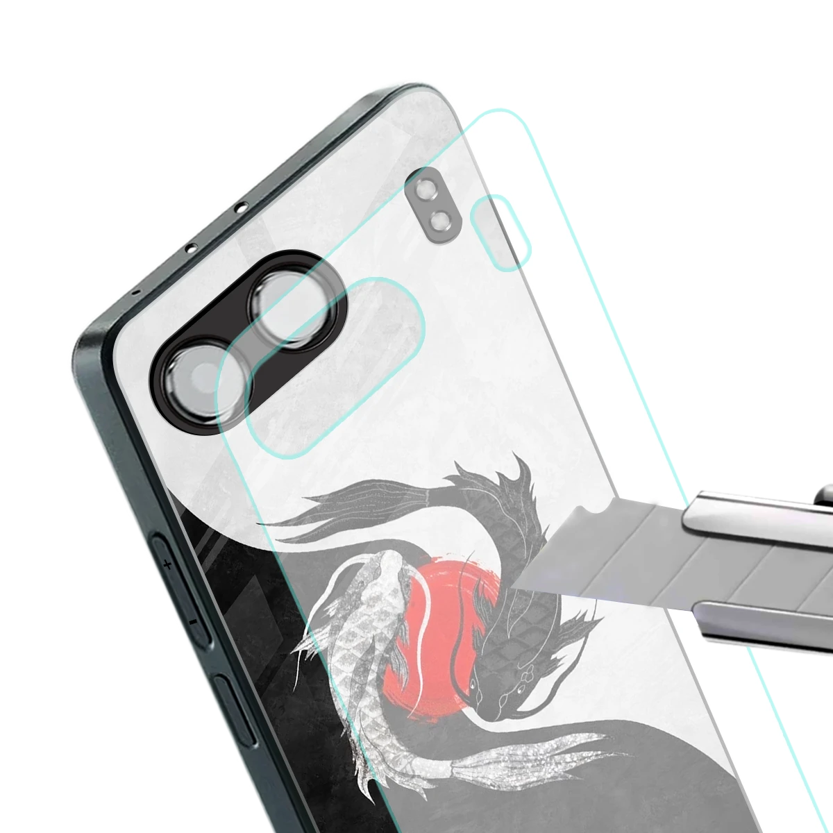 Balanced Swim stylish phone case for oneplus nord 4 | glossy glass and slim fit