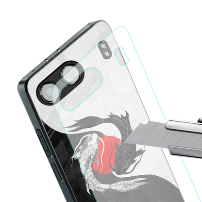 Balanced Swim stylish phone case for oneplus nord 4 | glossy glass and slim fit