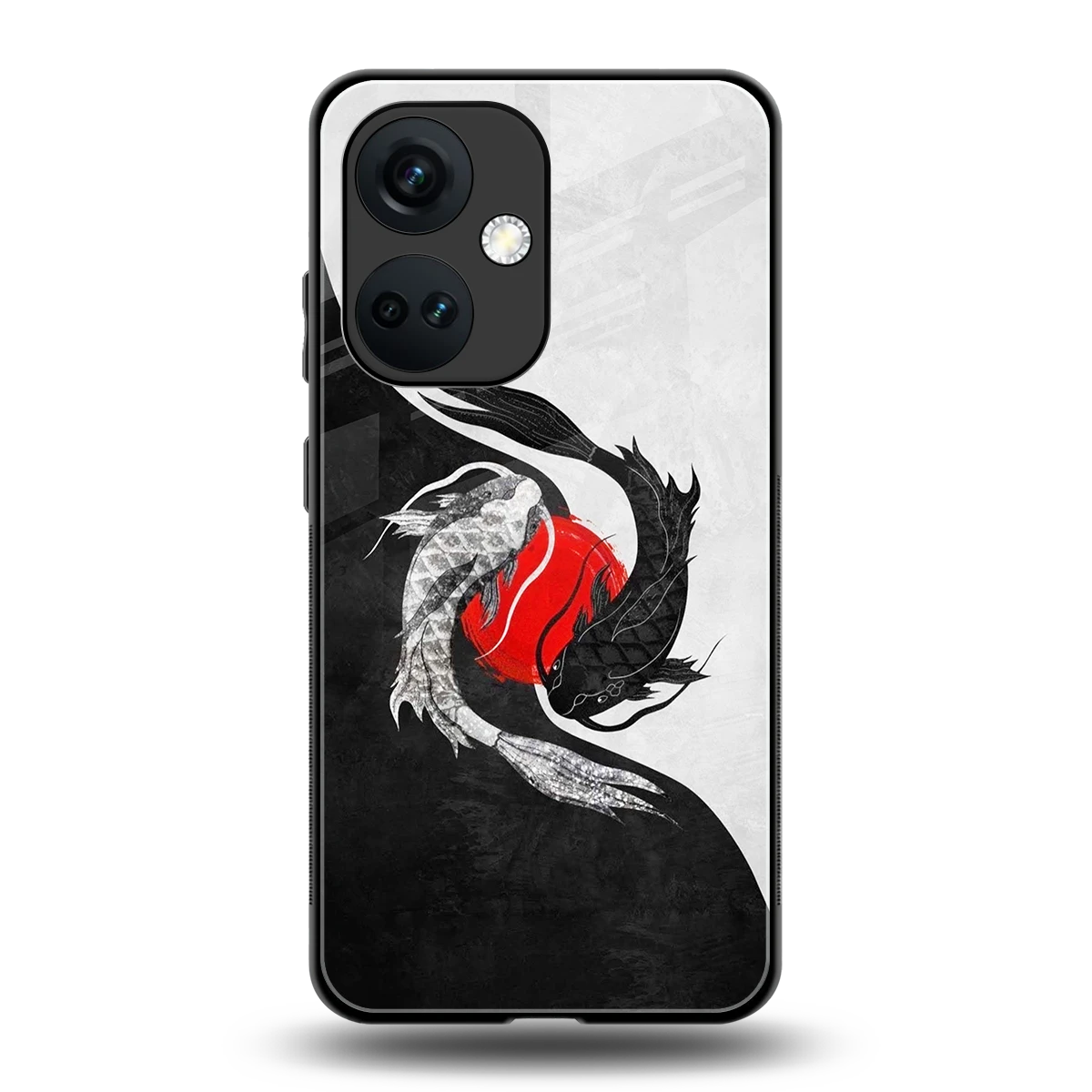 Balanced Swim back phone cover | glass case for oneplus nord ce 3