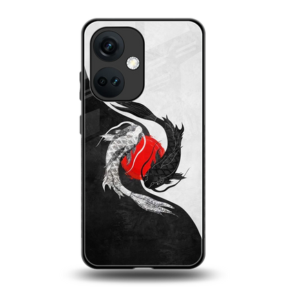 Balanced Swim back phone cover | glass case for oneplus nord ce 3