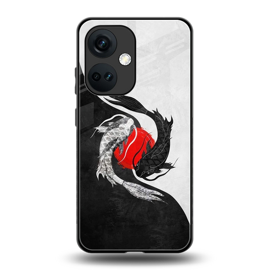 Balanced Swim back phone cover | glass case for oneplus nord ce 3