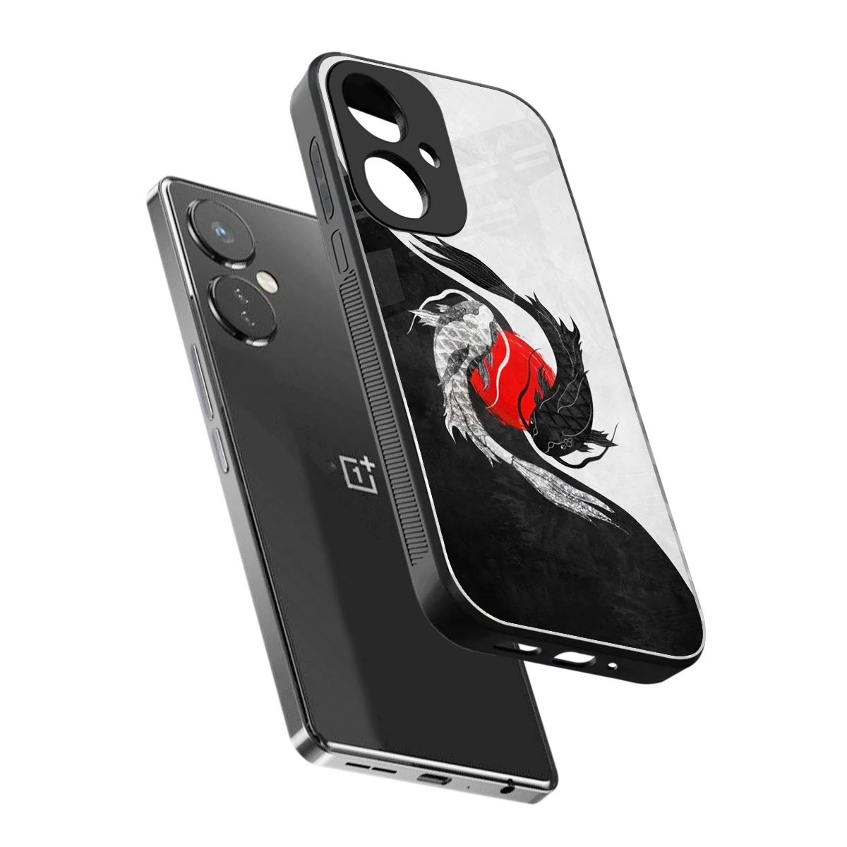 Balanced Swim sleek oneplus nord ce 3 cover with tempered glass back and TPU edges